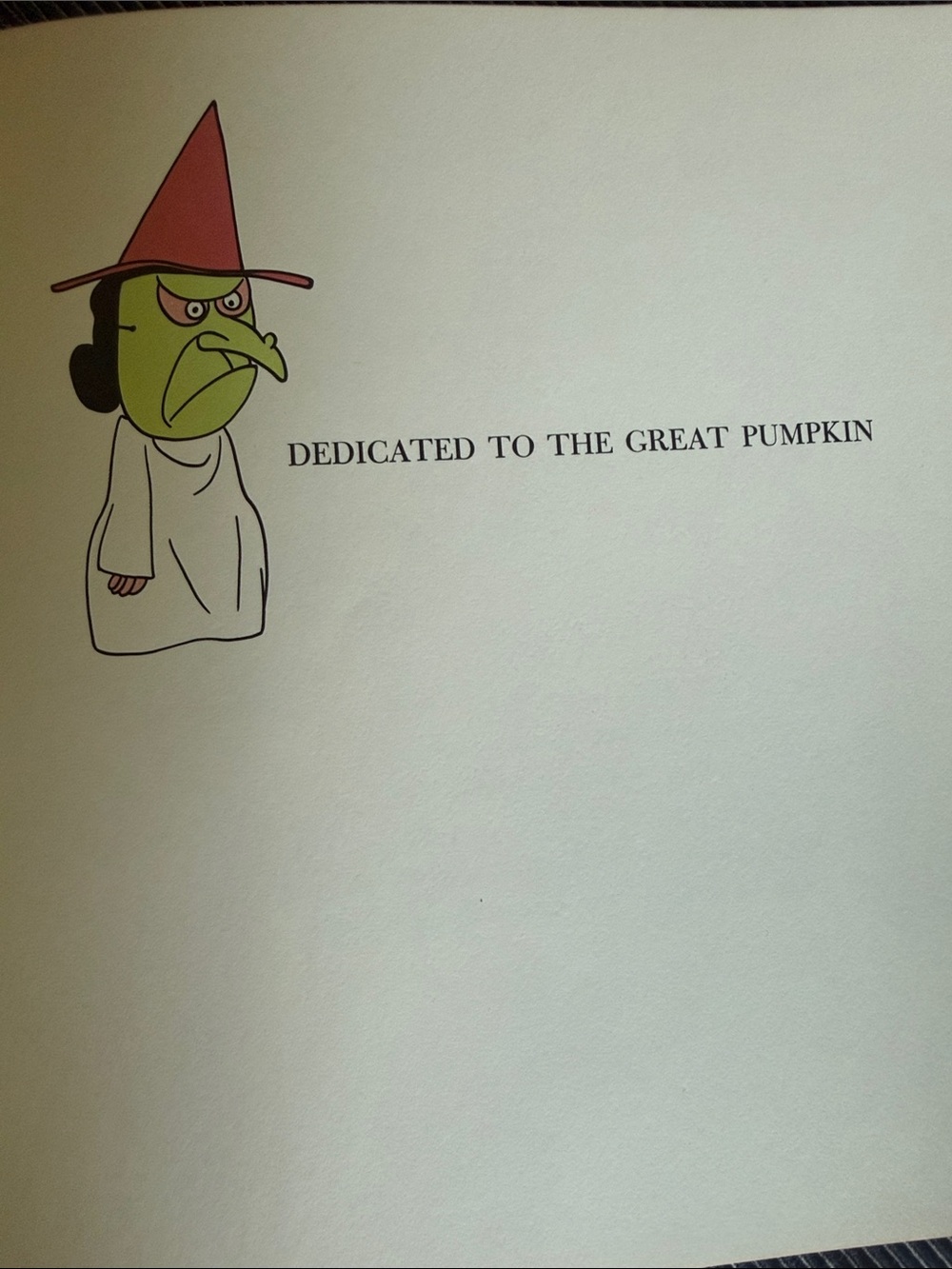 1967 First Edition It's the Great Pumpkin, Charlie Brown Hardcover SCHULZ - Picture 6 of 12